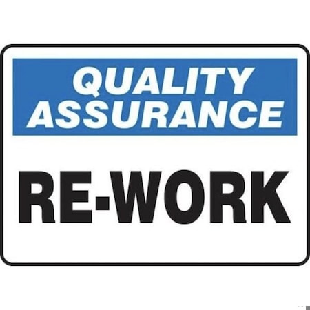 Accuform QUALITY ASSURANCE SAFETY SIGN MQTL915VA MQTL915VA